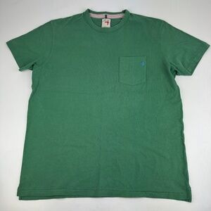 Relwen Mens Size 2XL Cotton Pocket Short Sleeve T-Shirt Green